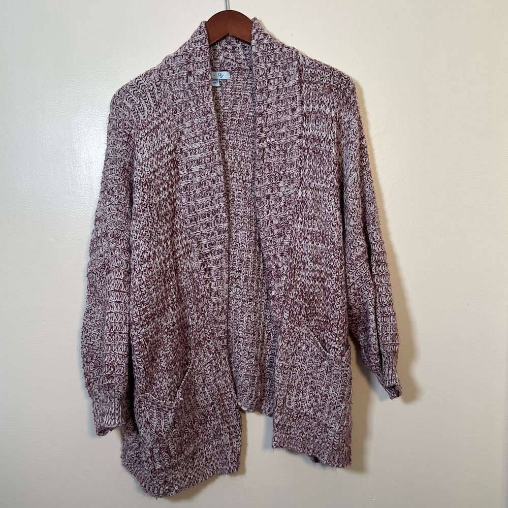 She & Sky Fuzzy Cardigan (One Size)